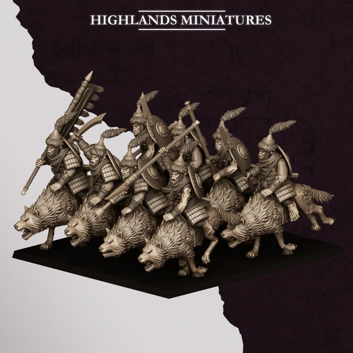 Hobgoblin Riders from Sons of Marduk by Highland Miniatures