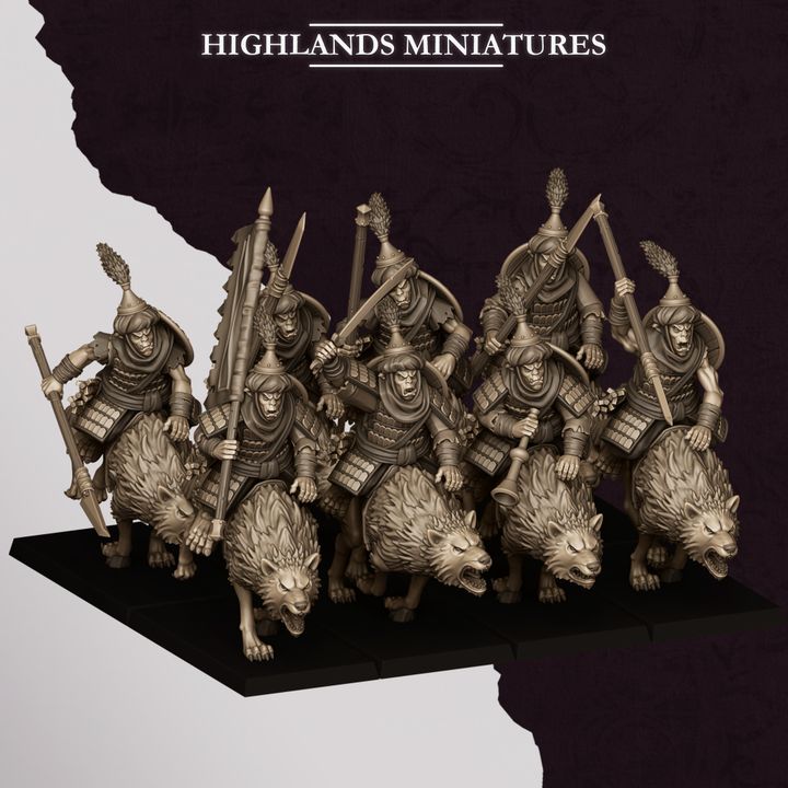Hobgoblin Riders from Sons of Marduk by Highland Miniatures