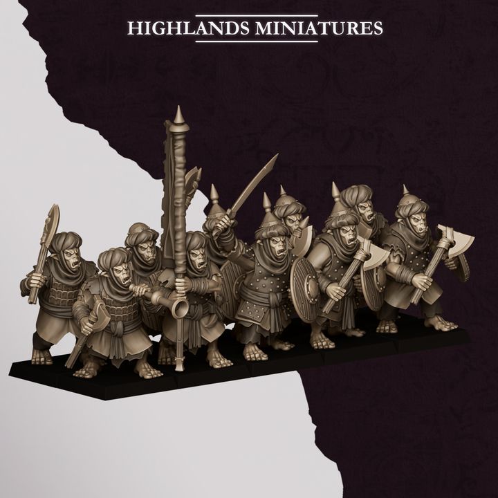 Hobgoblin Warriors from Sons of Marduk  by Highland Miniatures
