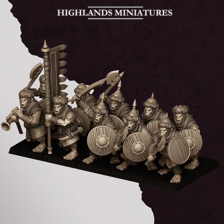 Hobgoblin Warriors from Sons of Marduk  by Highland Miniatures
