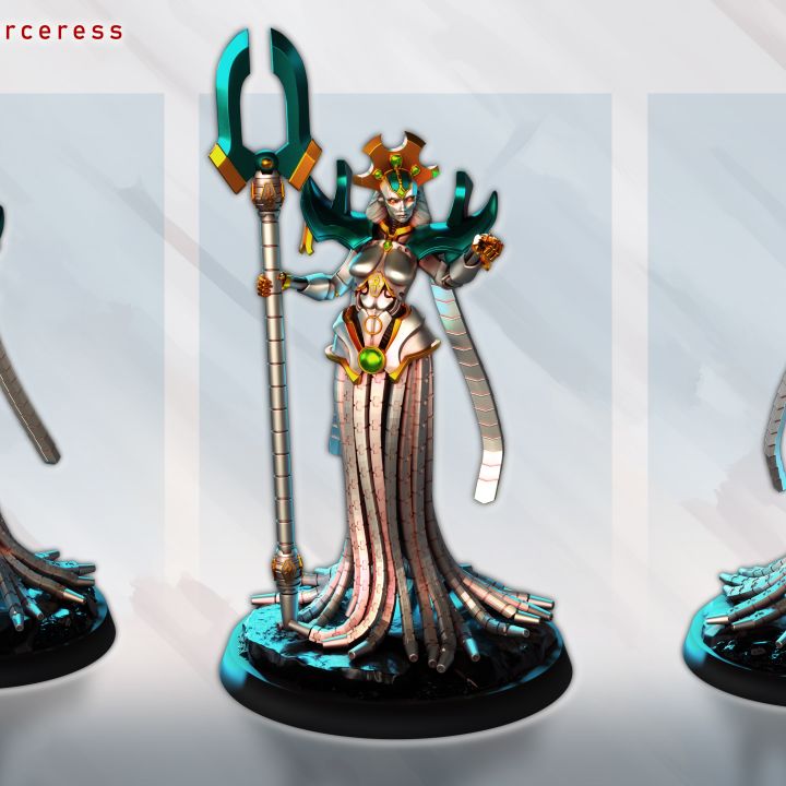Living Metal - Sorceress by Gaz Minis