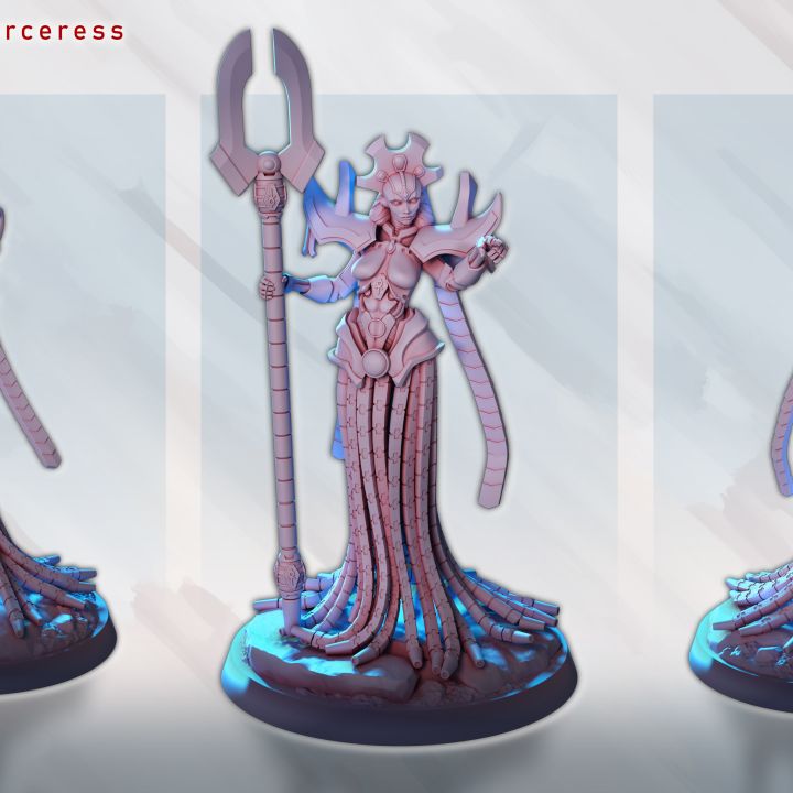 Living Metal - Sorceress by Gaz Minis