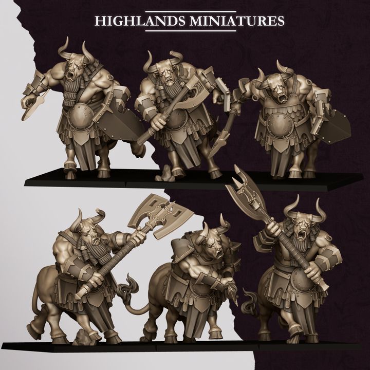 Marduk Minotaurs from Sons of Marduk by Highland Miniatures
