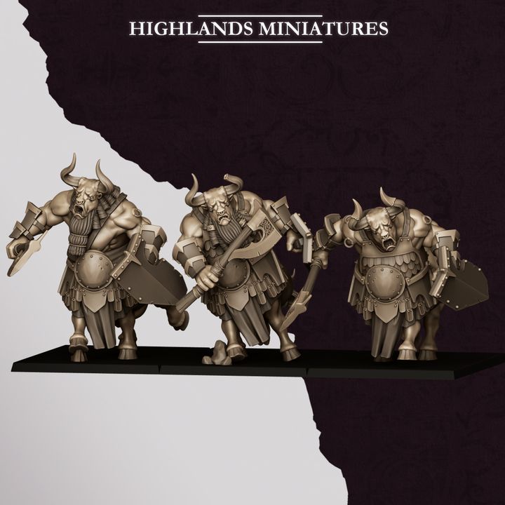 Marduk Minotaurs from Sons of Marduk by Highland Miniatures