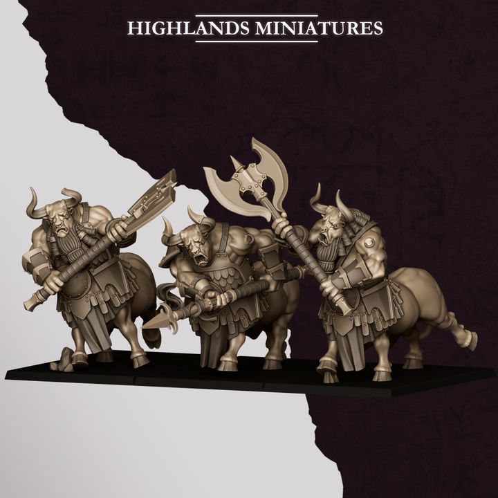 Marduk Minotaurs from Sons of Marduk by Highland Miniatures
