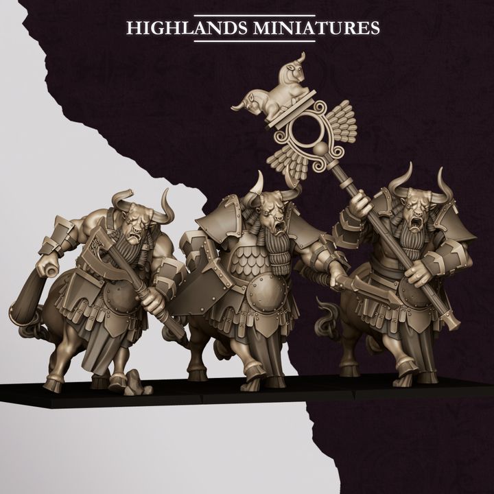 Marduk Minotaurs from Sons of Marduk by Highland Miniatures