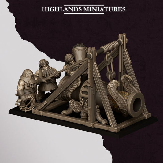 Sons of Marduk Cannon by Highland Miniatures