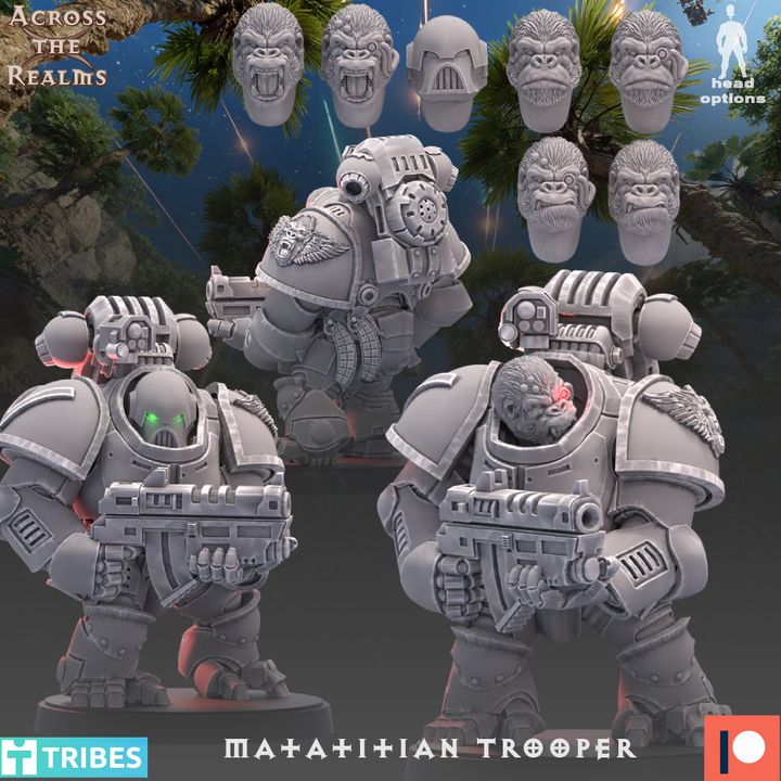 Matatitian Trooper by Across the Realms Miniatures
