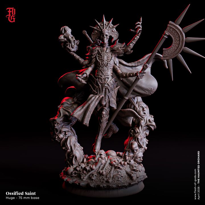 Ossified Saint from "Haunted Orchid" by Flesh of Gods Miniatures