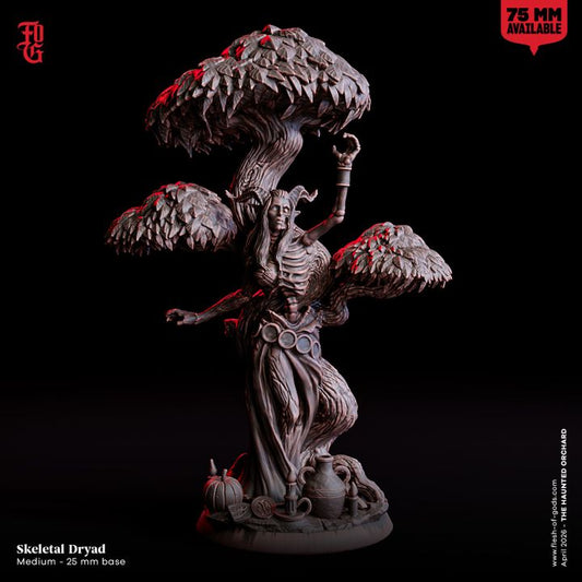 Skeletal Dryad from "Haunted Orchid" by Flesh of Gods Miniatures
