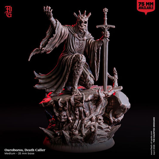 Ouroboros, Death Caller from "Haunted Orchid" by Flesh of Gods Miniatures