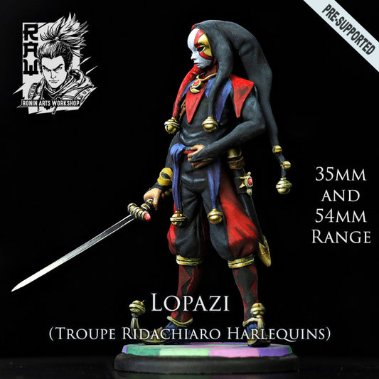 Lopazi The Masked Death - Jester Assassin from Harlequin Troupe by Ronin Arts Workshop