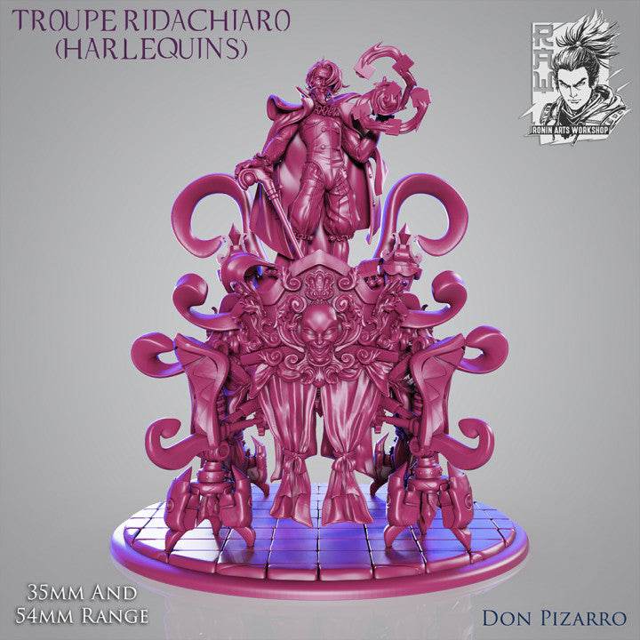 Don Pizarro - Harlequin Troupe Leader from Harlequin Troupe by Ronin Arts Workshop