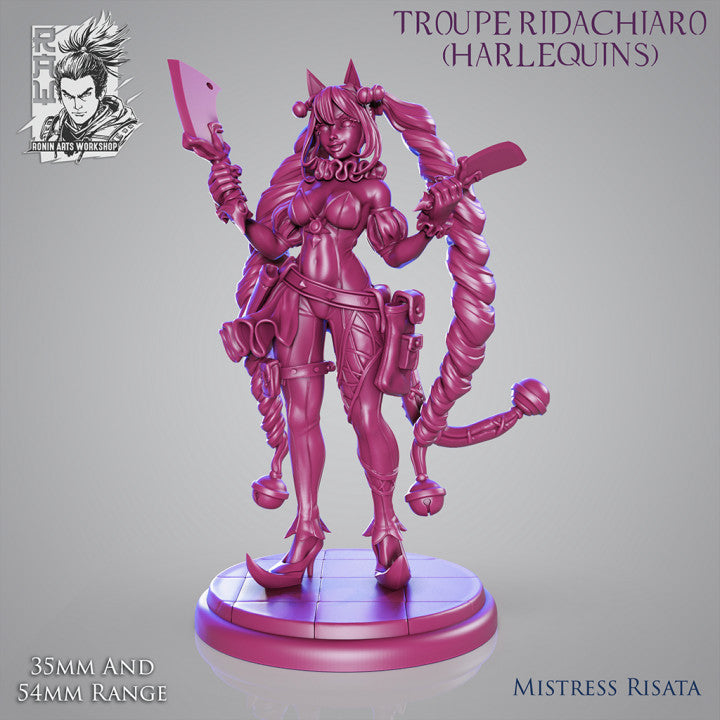 Mistress Risata - Harlequin Assassin from Harlequin Troupe by Ronin Arts Workshop