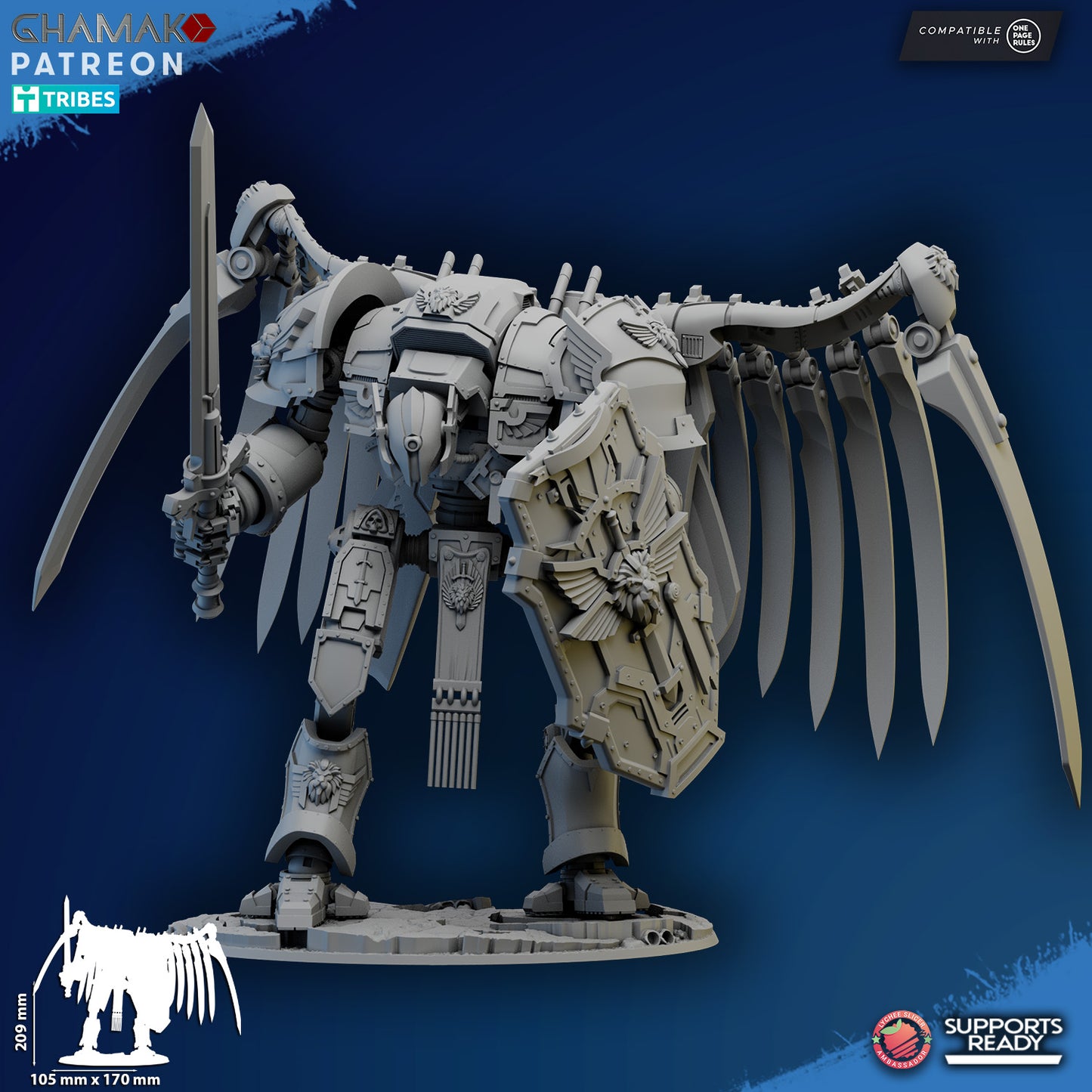 Angelic Titan by Ghamak Miniatures