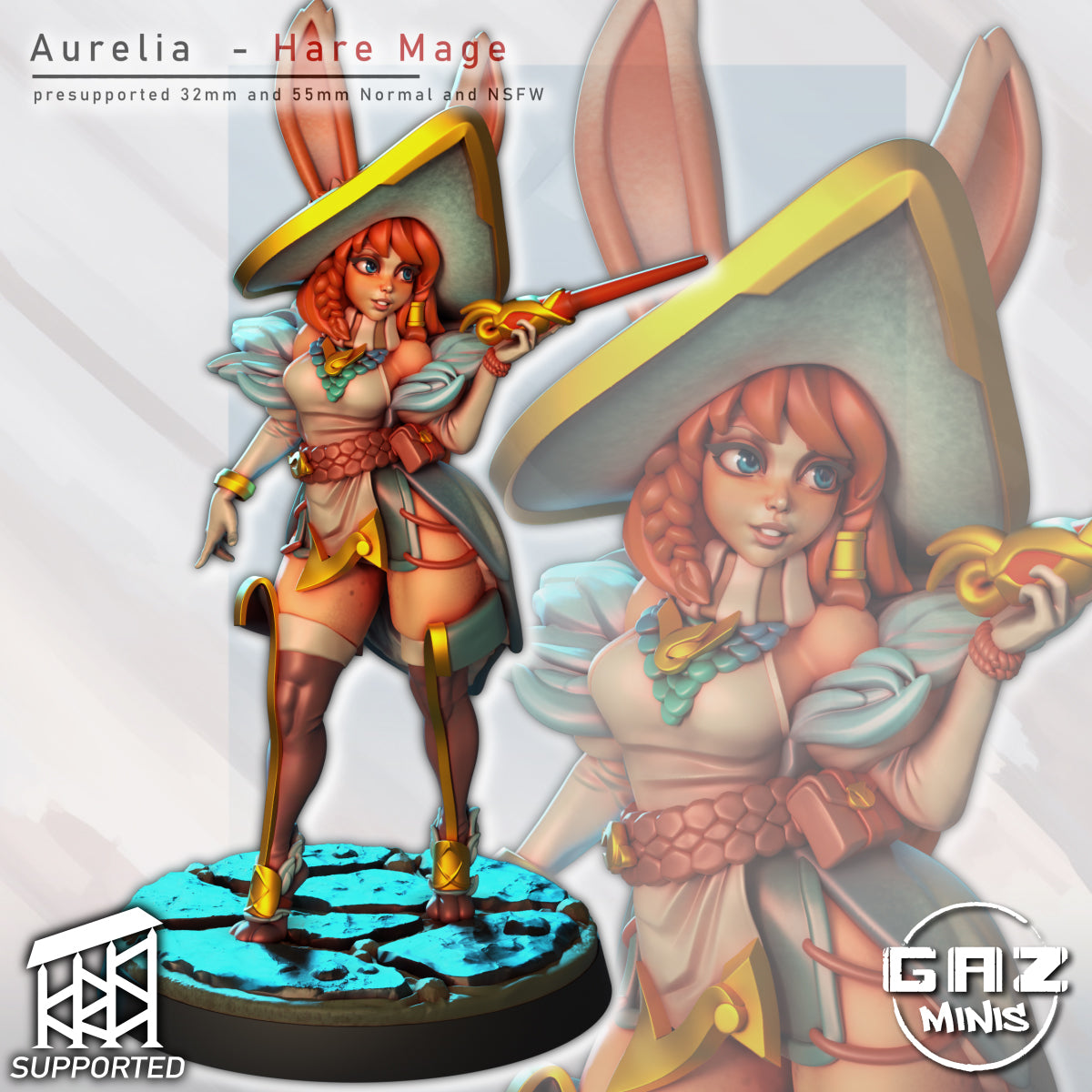 Aurelia - Hare Mage by Gaz Minis