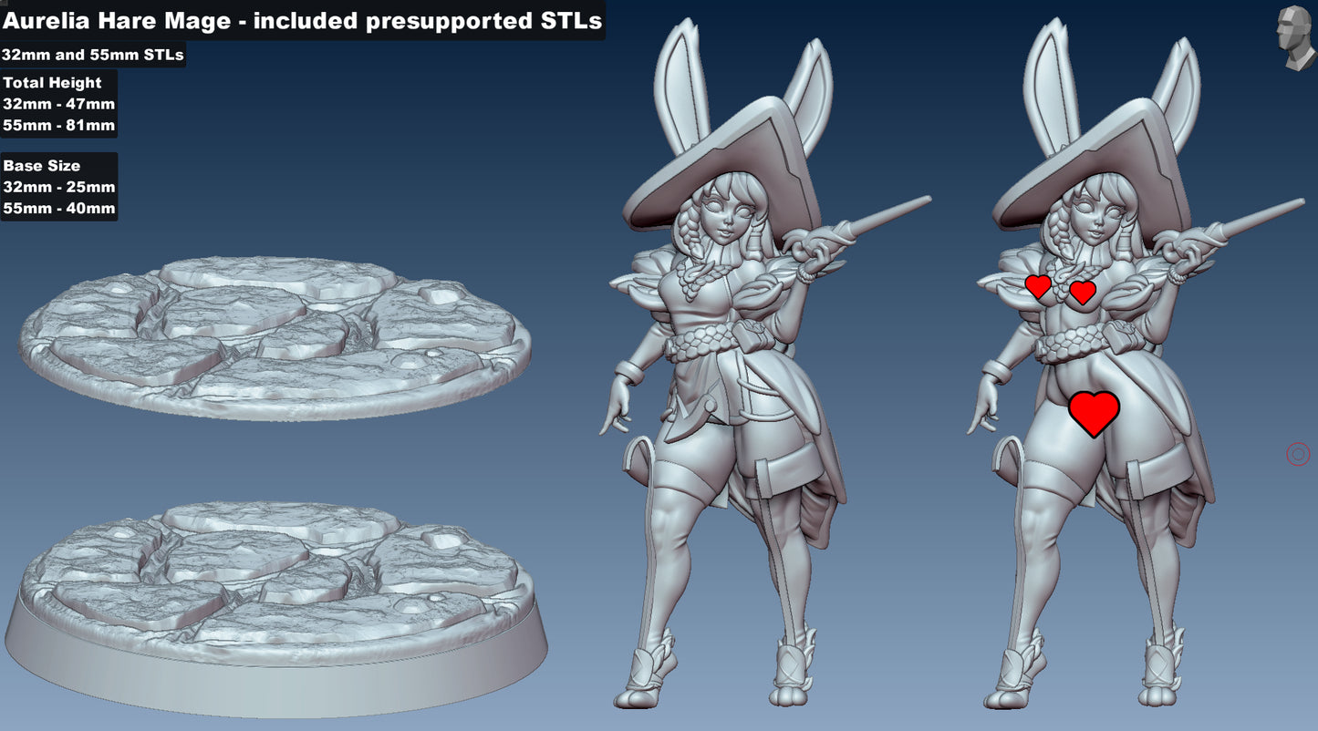 Aurelia - Hare Mage by Gaz Minis
