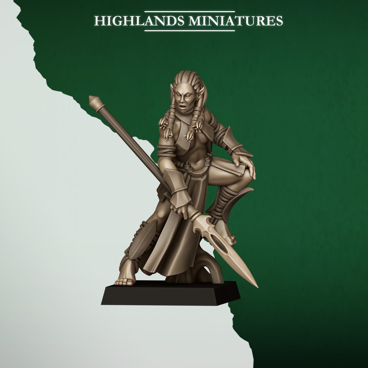 Feral Elf Bladesingers from Feral Elves by Highland Miniatures