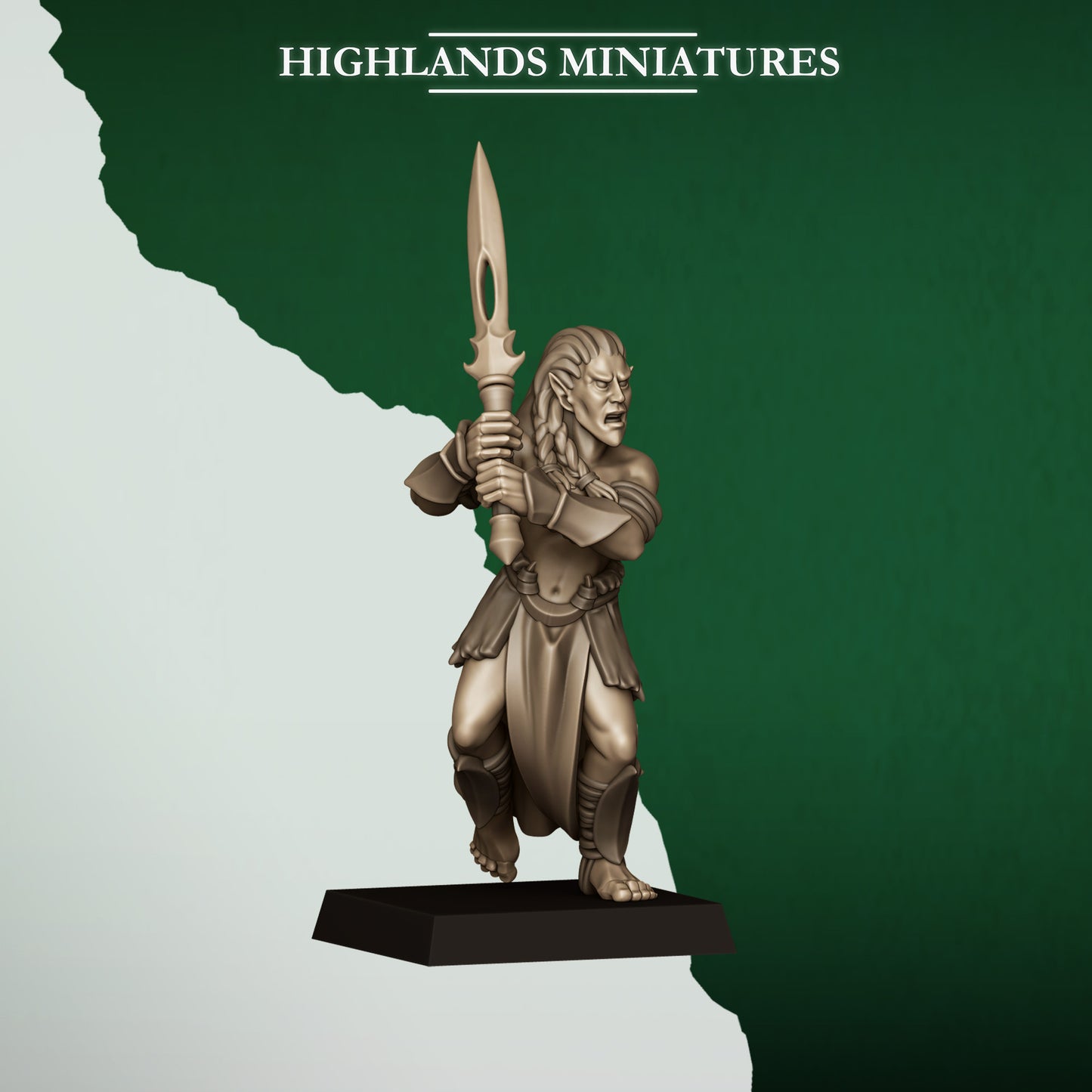 Feral Elf Bladesingers from Feral Elves by Highland Miniatures