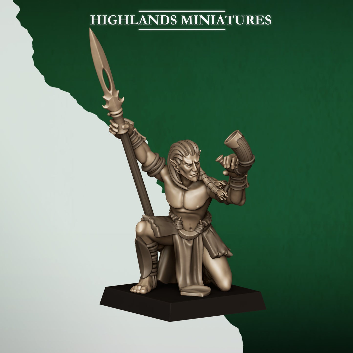 Feral Elf Bladesingers from Feral Elves by Highland Miniatures
