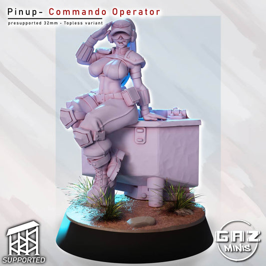 Commando Pinup Operator by Gaz Minis