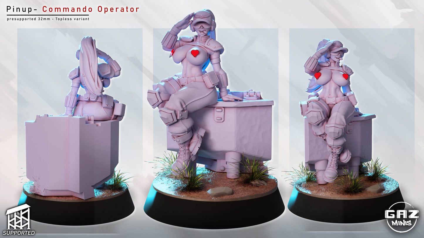Commando Pinup Operator by Gaz Minis