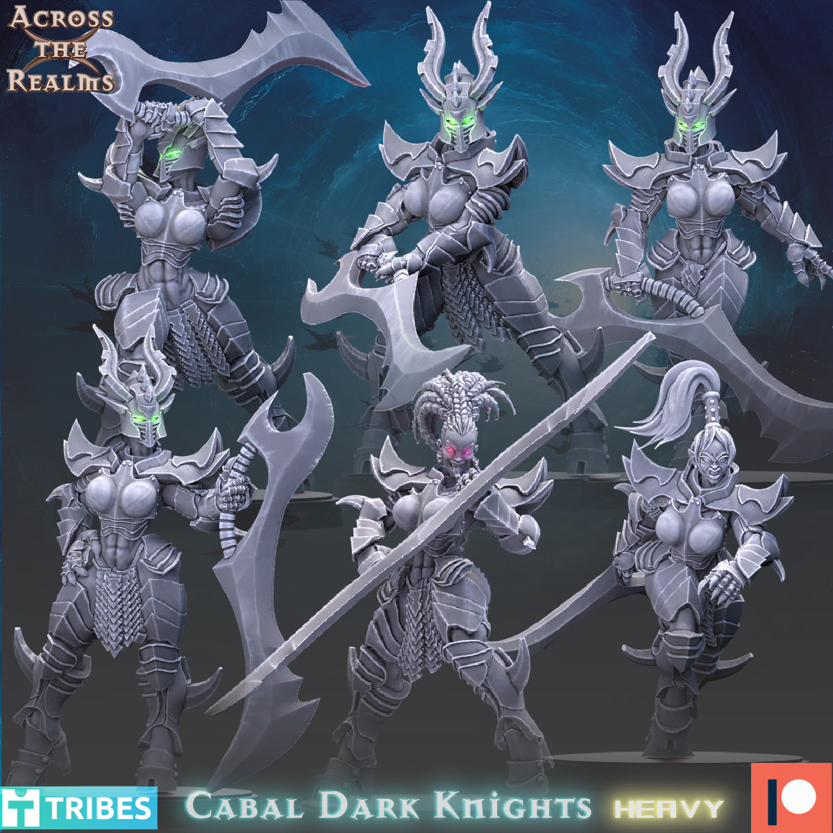 Cabal Dark Knights by Across the Realms Miniatures