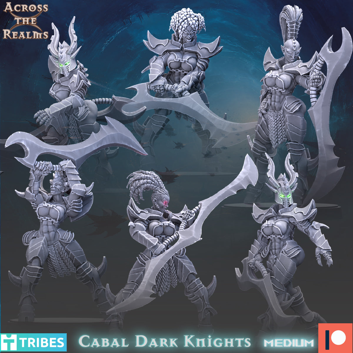Cabal Dark Knights by Across the Realms Miniatures