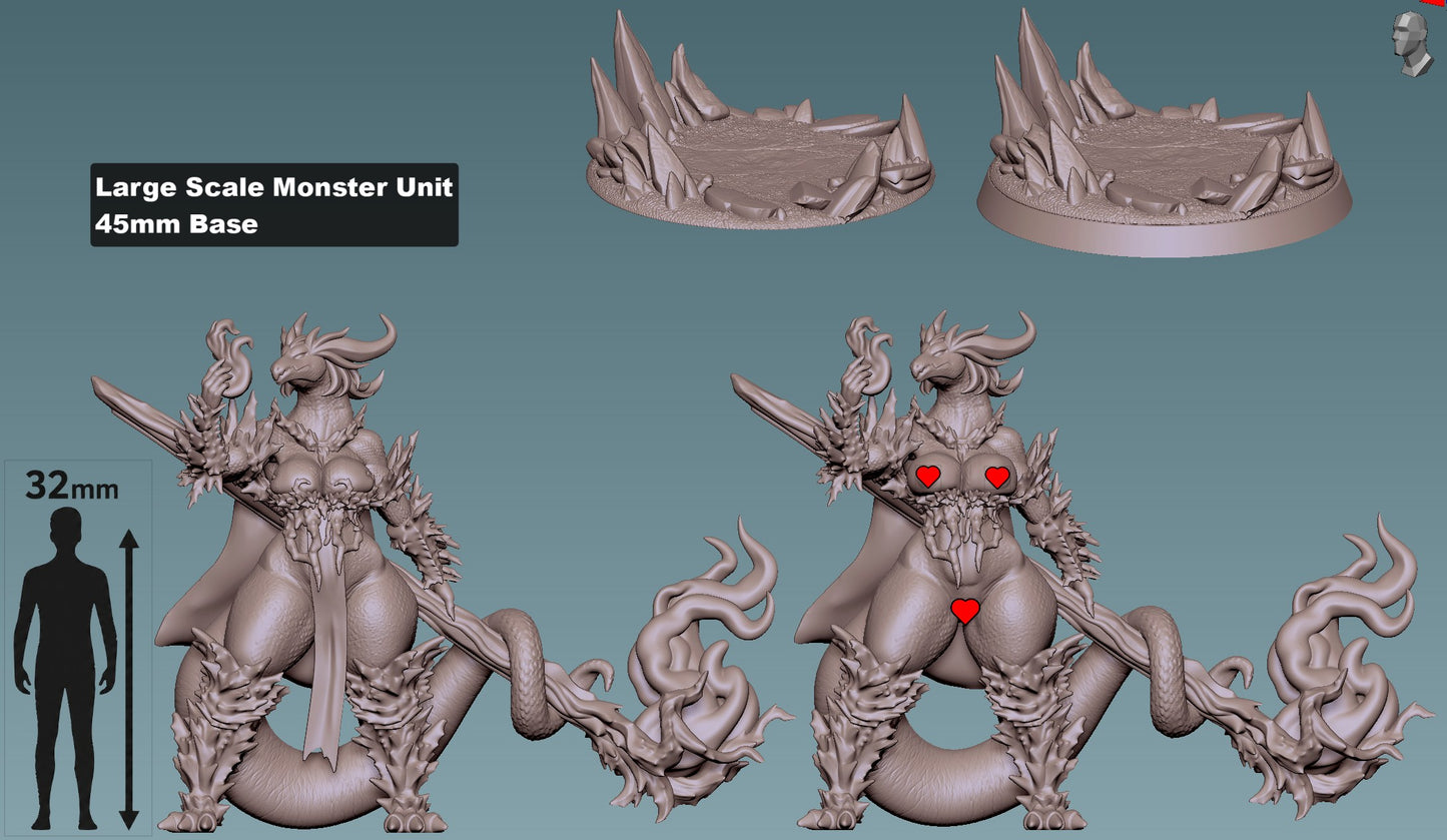 Dragon Mage Flametongue by Gaz Minis
