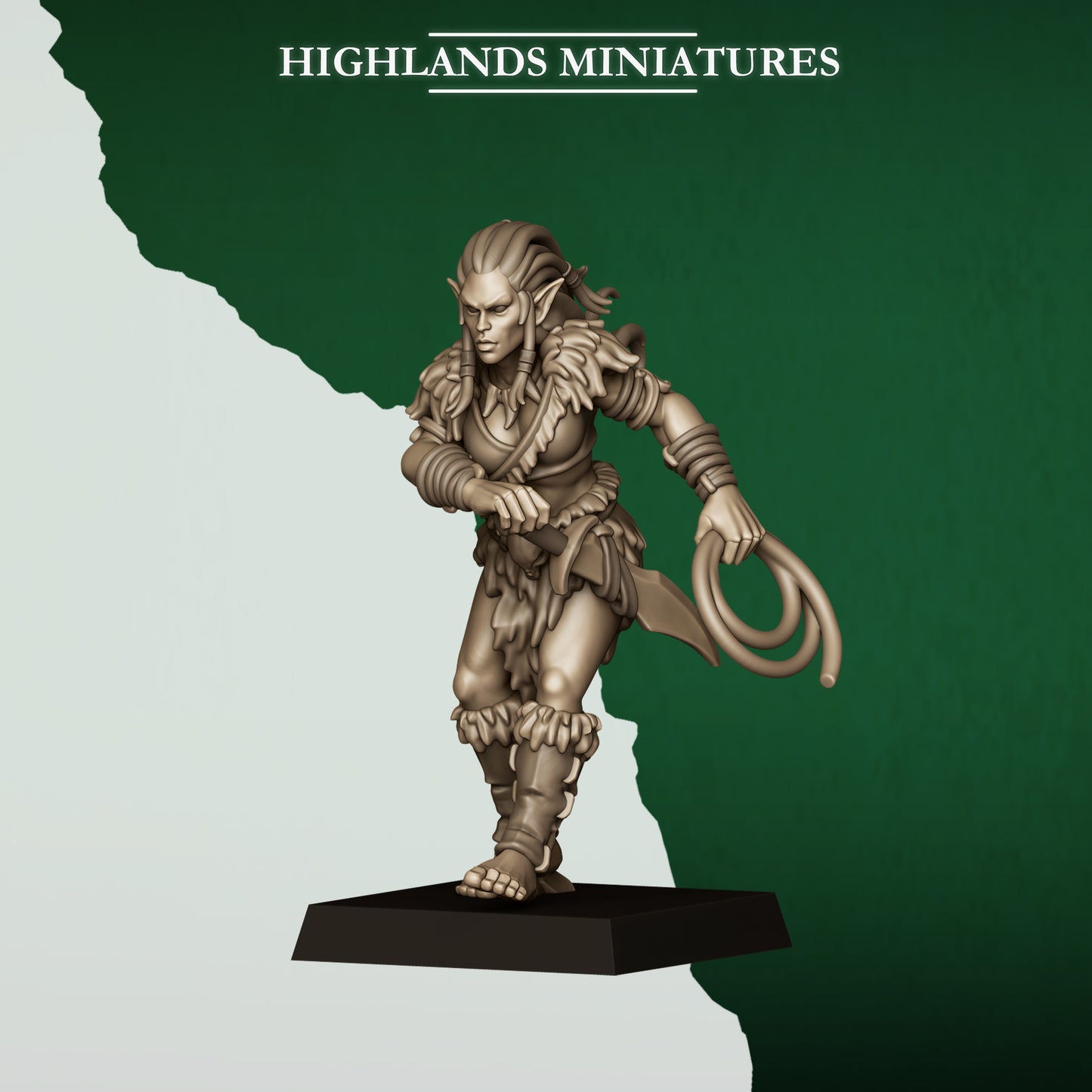 Feral Elf Animal Pack  By Highland Miniatures
