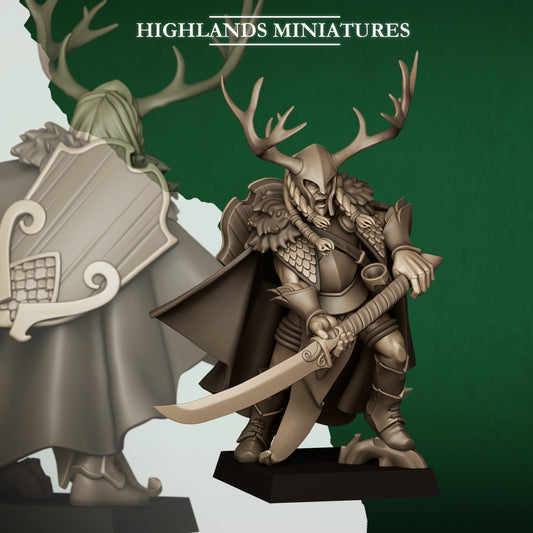 Feral Elf Highborn By Highland Miniatures