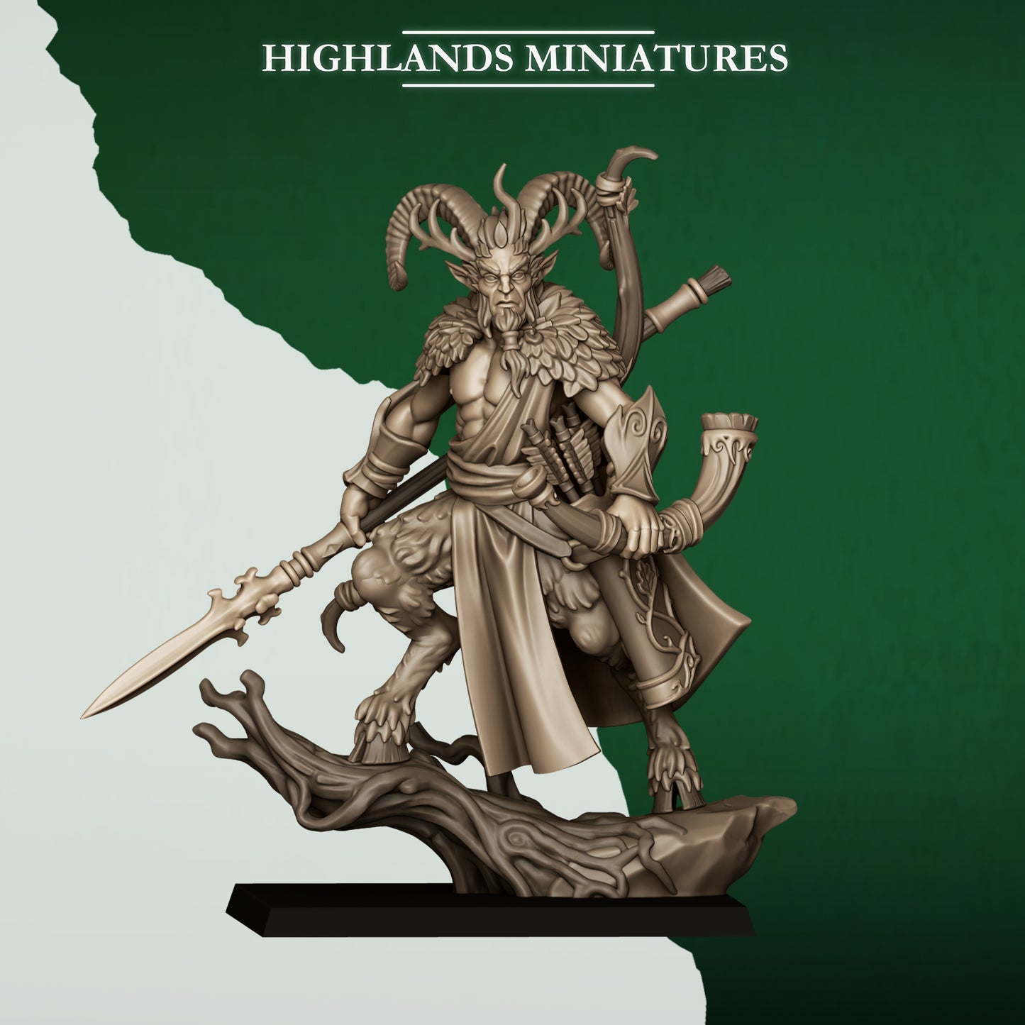 Feral Elf Faunus By Highland Miniatures