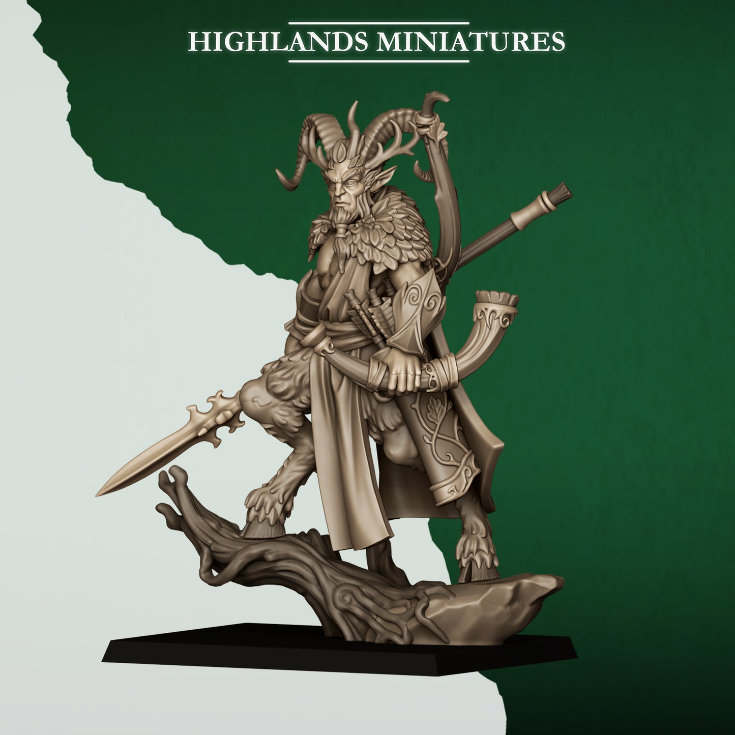 Feral Elf Faunus By Highland Miniatures