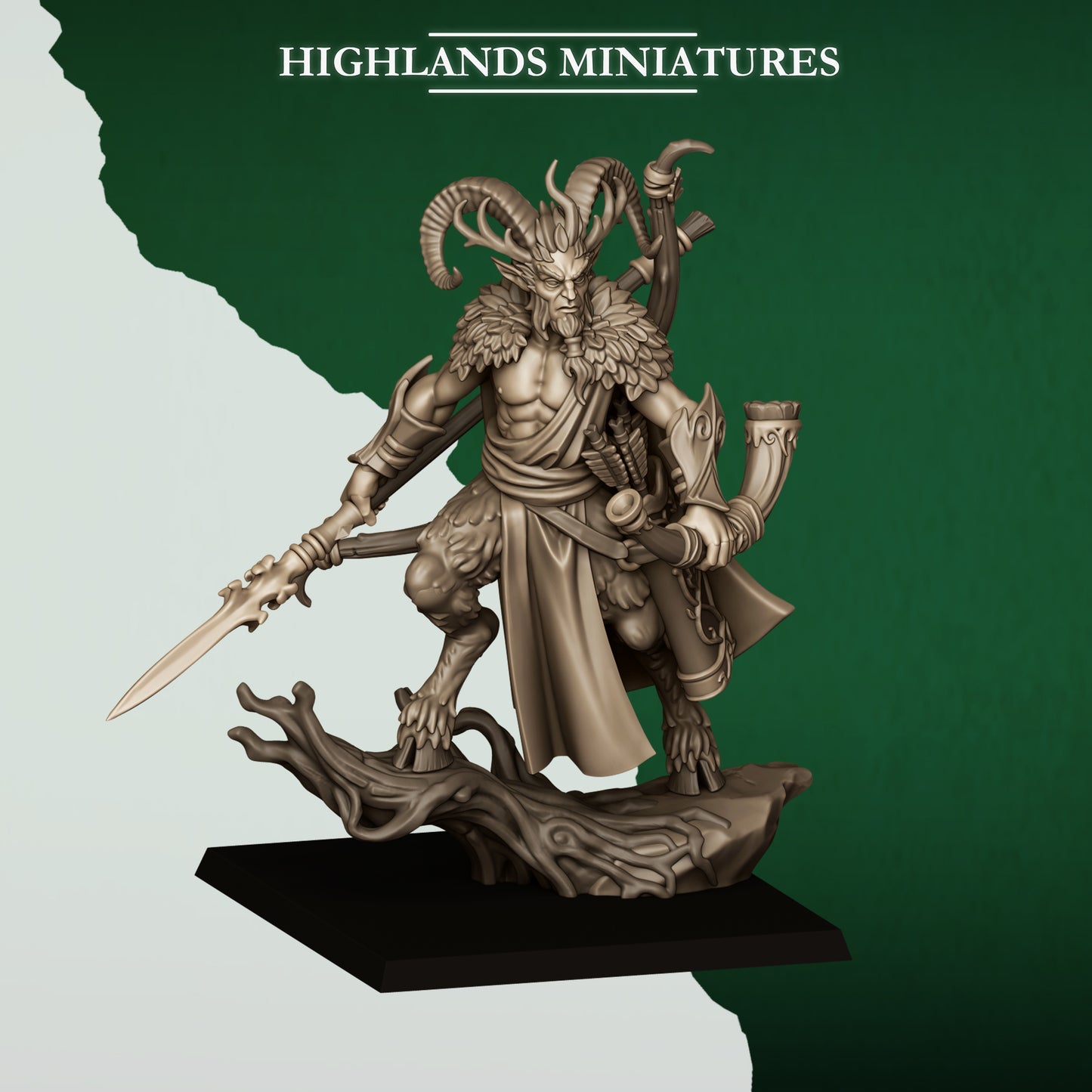Feral Elf Faunus By Highland Miniatures