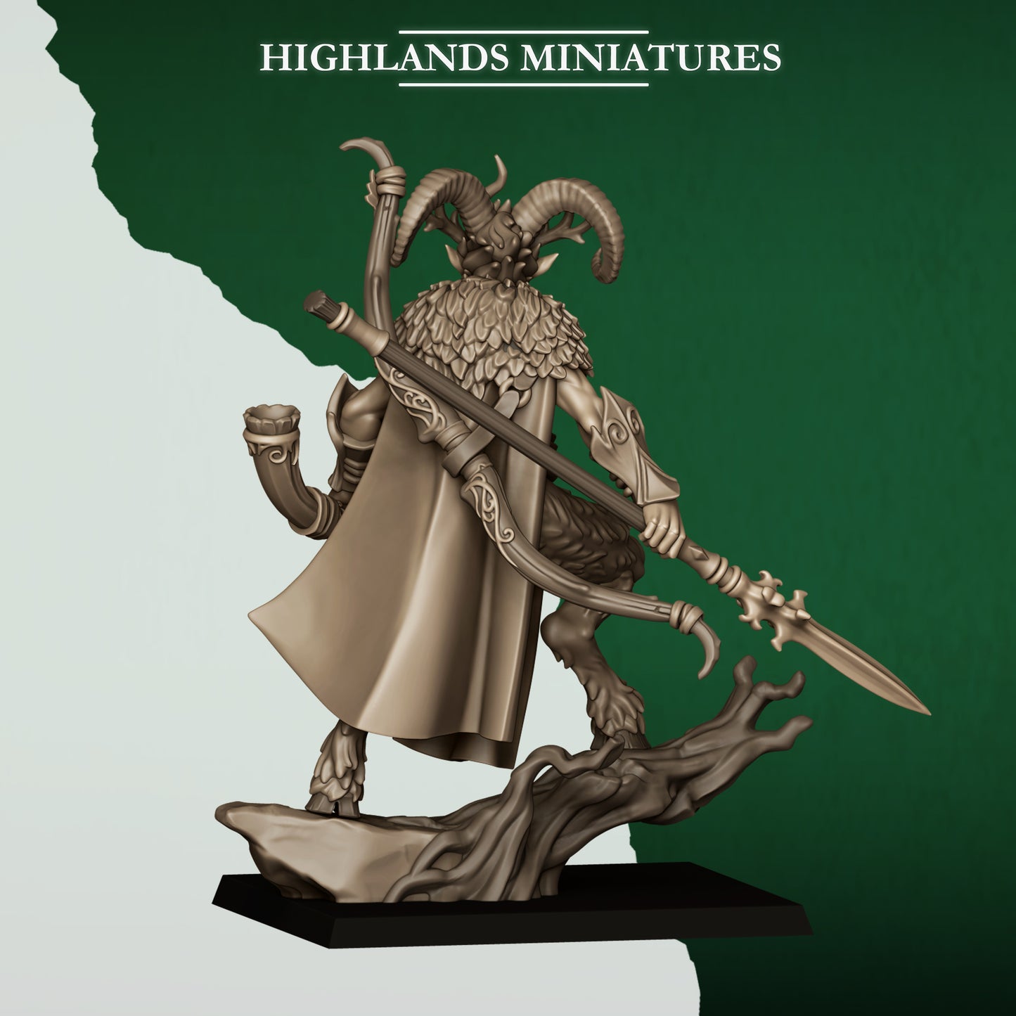 Feral Elf Faunus By Highland Miniatures