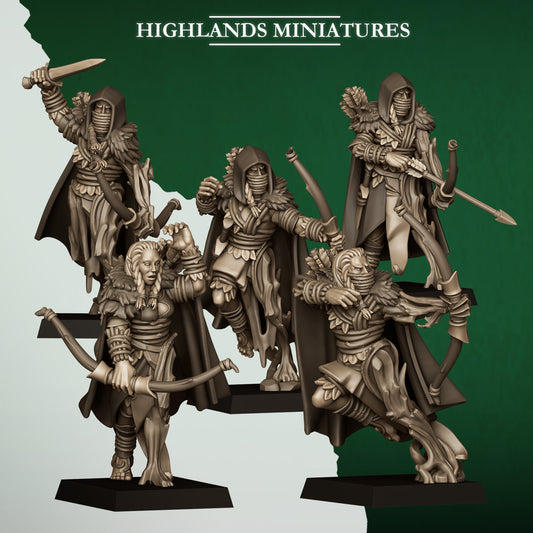 Feral Scouts from Feral Elves by Highland Miniatures