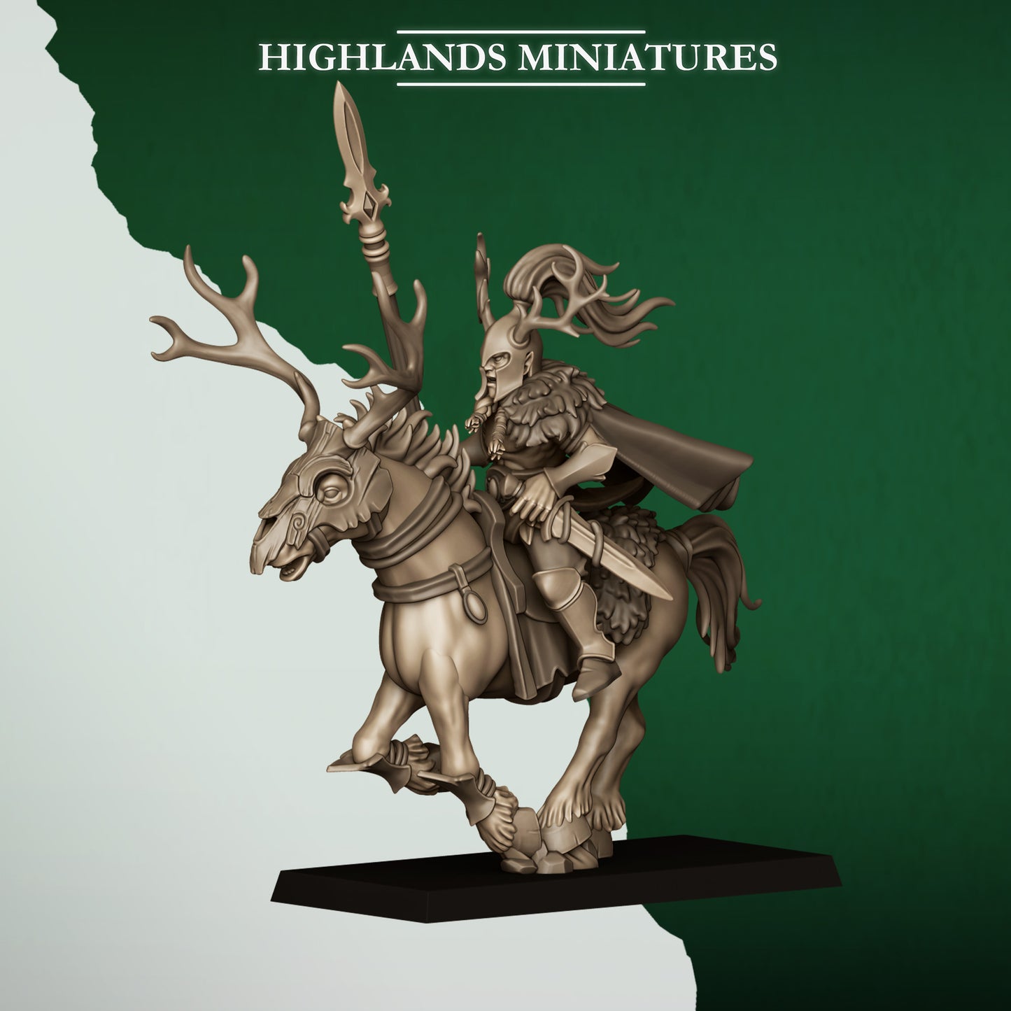 Mounted Forest Riders from Feral Elves by Highland Miniatures