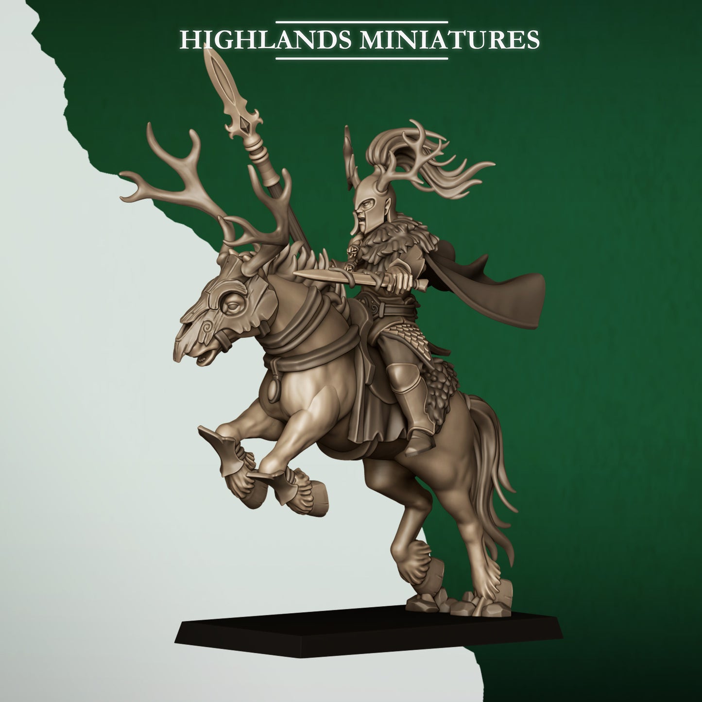 Mounted Forest Riders from Feral Elves by Highland Miniatures