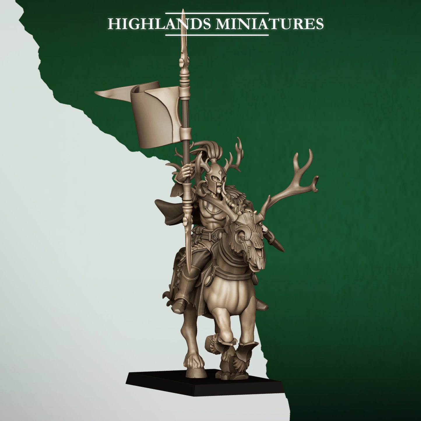 Mounted Forest Riders from Feral Elves by Highland Miniatures
