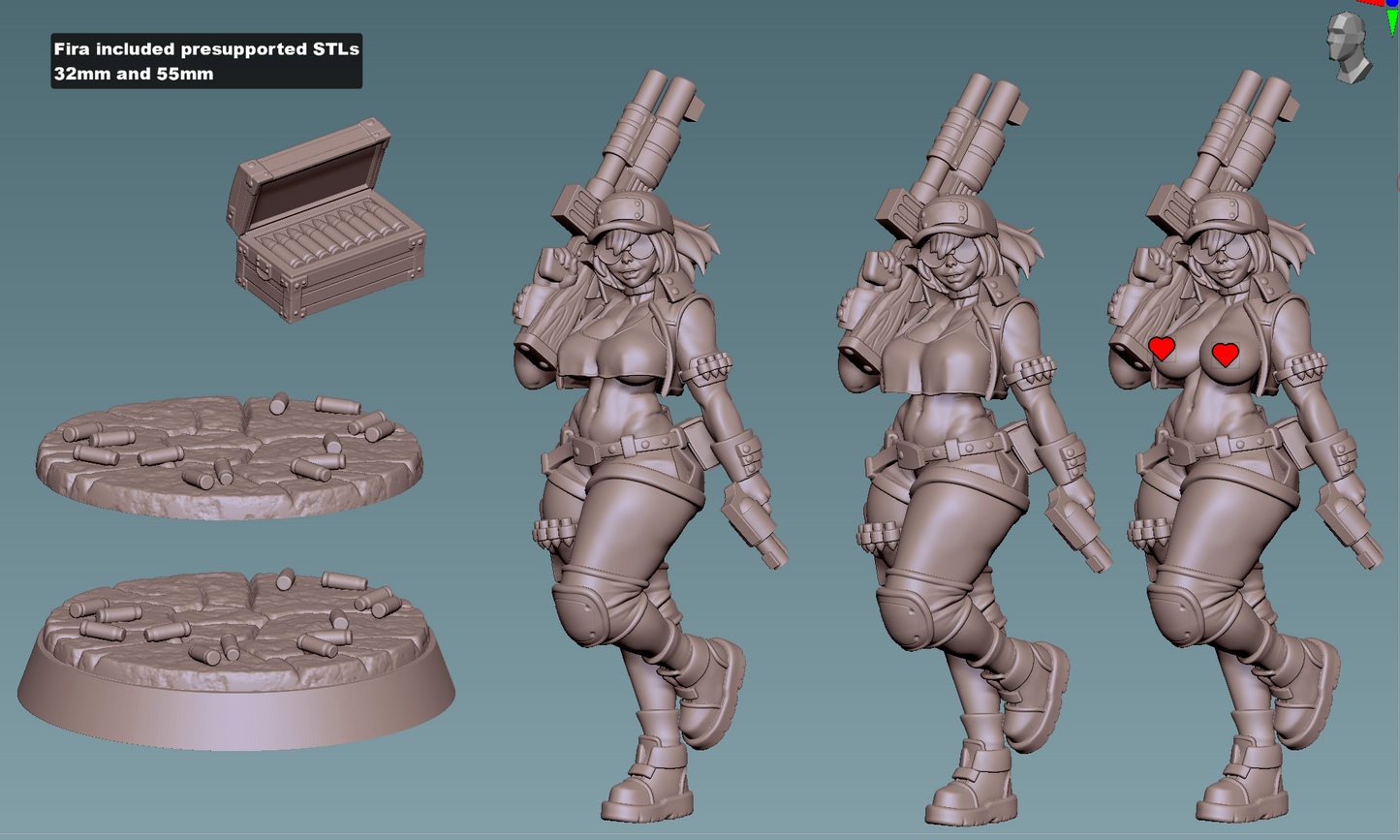 Fira – Heavy Weapons Specialist by Gaz Minis