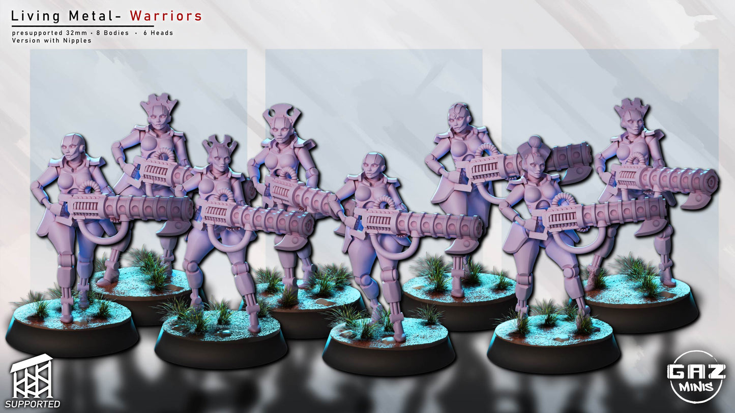 Living Metal Warriors – Troop Unit by Gaz Minis