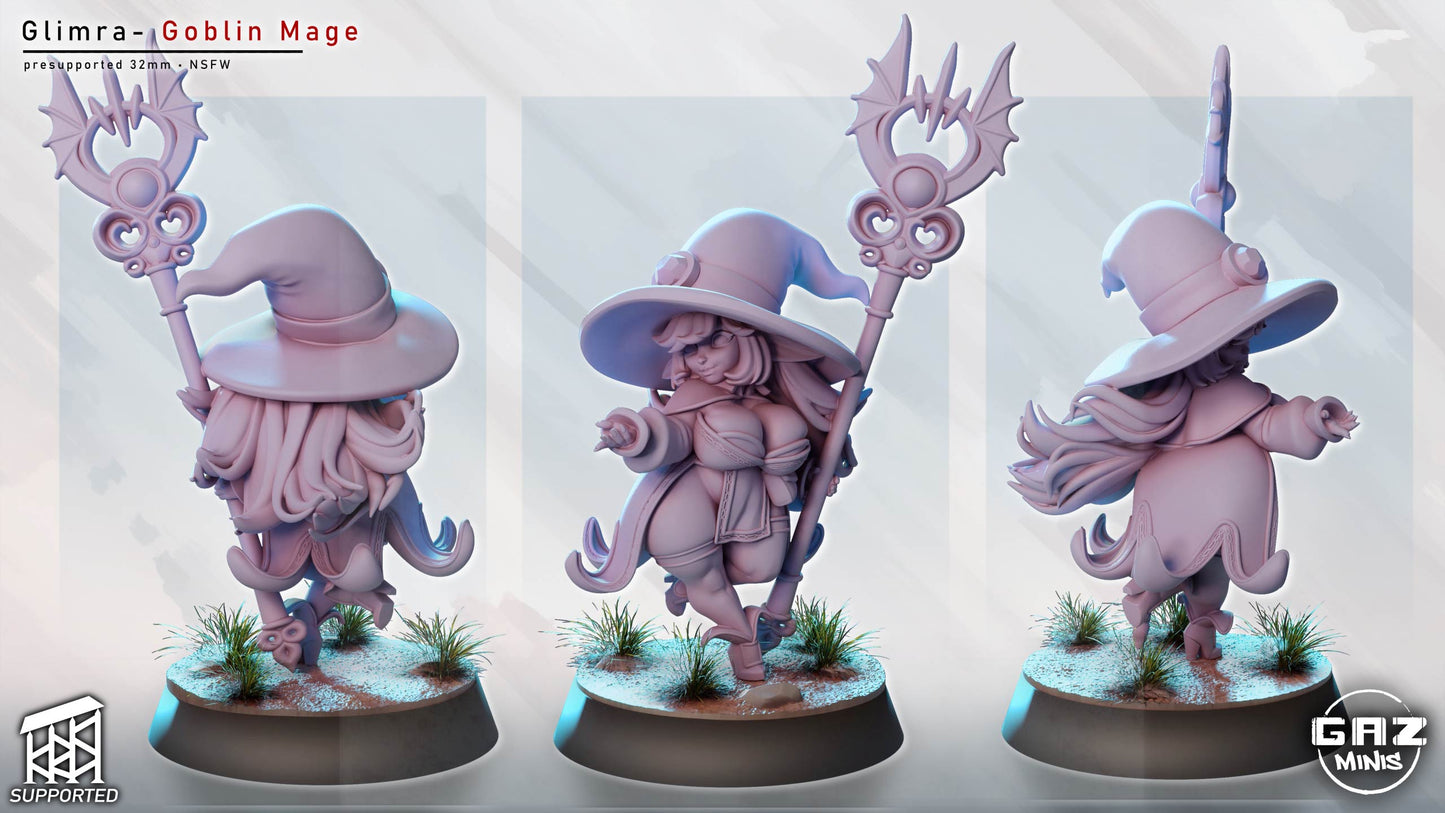 Glimra - Goblin Mage by Gaz Minis