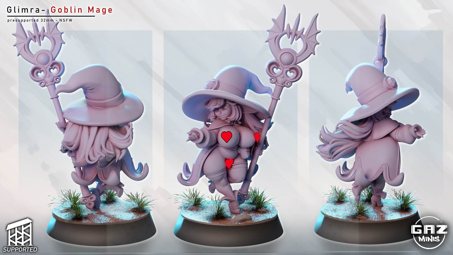 Glimra - Goblin Mage by Gaz Minis