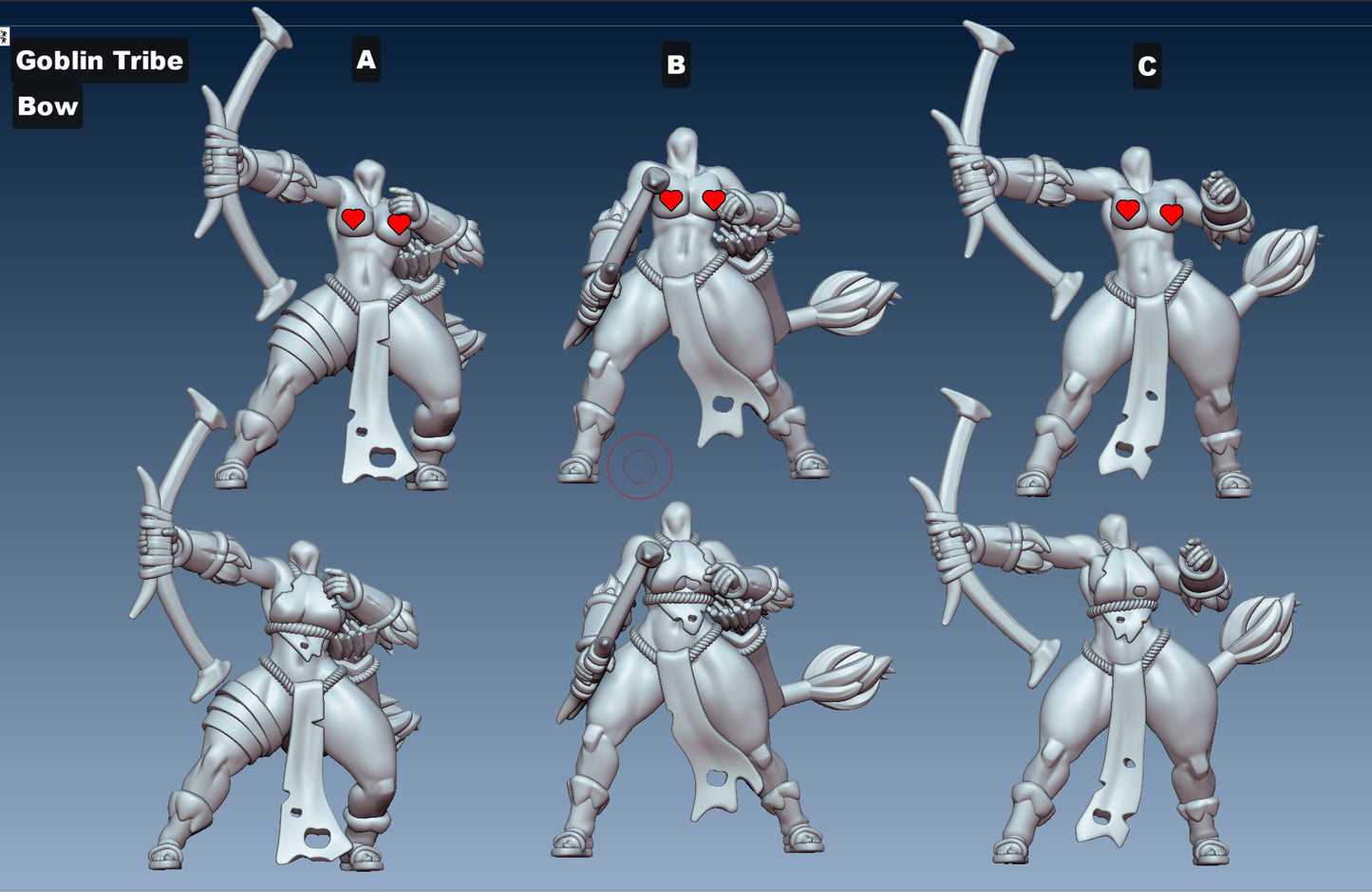 Goblin Tribe – 10 Goblin unit by Gaz Minis