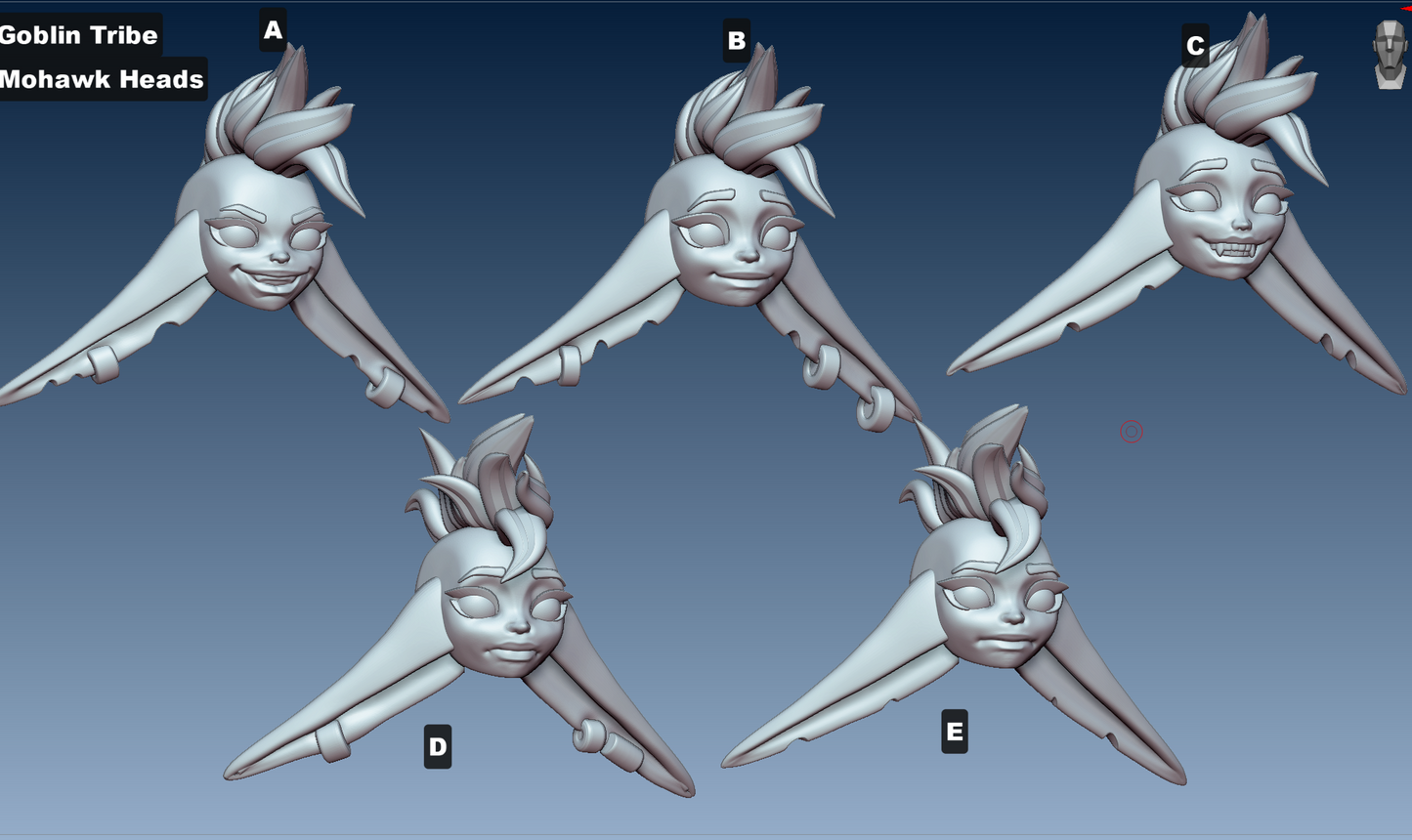 Goblin Tribe Part 2– 10 Goblin unit by Gaz Minis