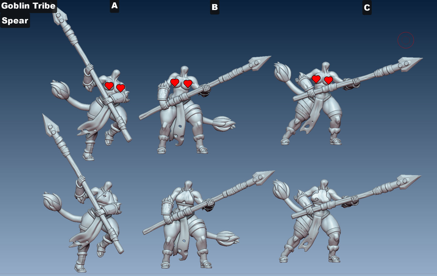 Goblin Tribe – 10 Goblin unit by Gaz Minis
