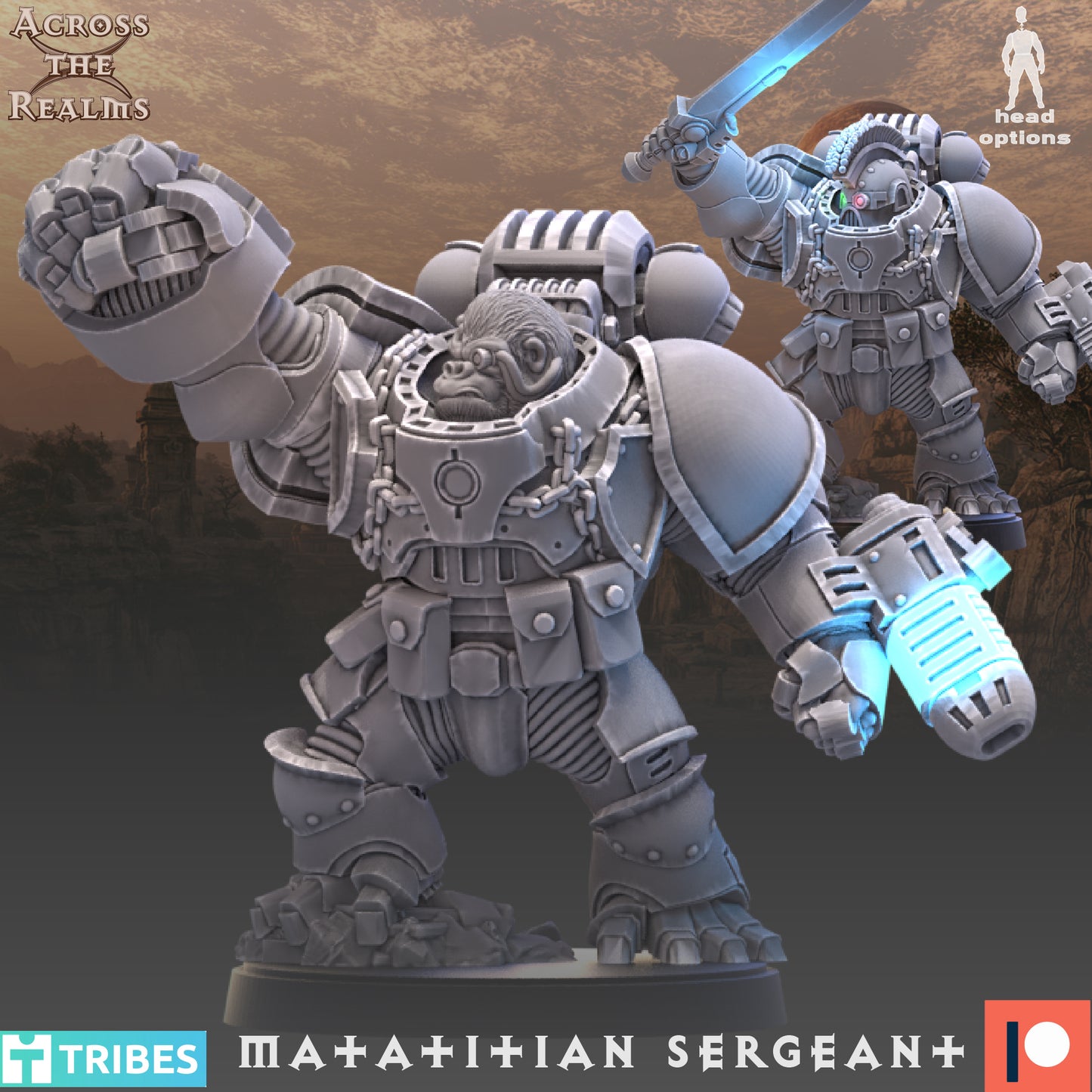 Matatitian Sergeant by Across the Realms Miniatures