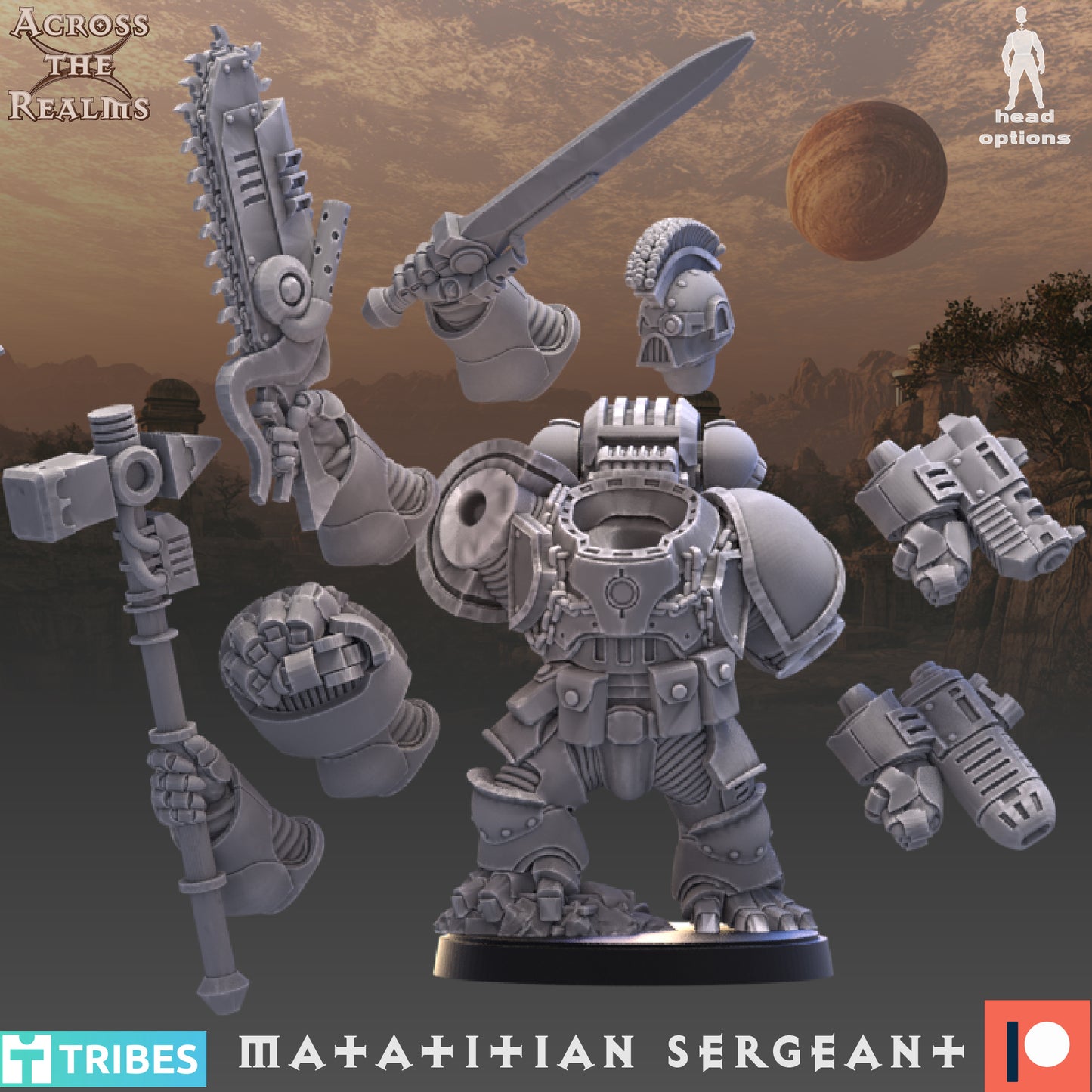 Matatitian Sergeant by Across the Realms Miniatures