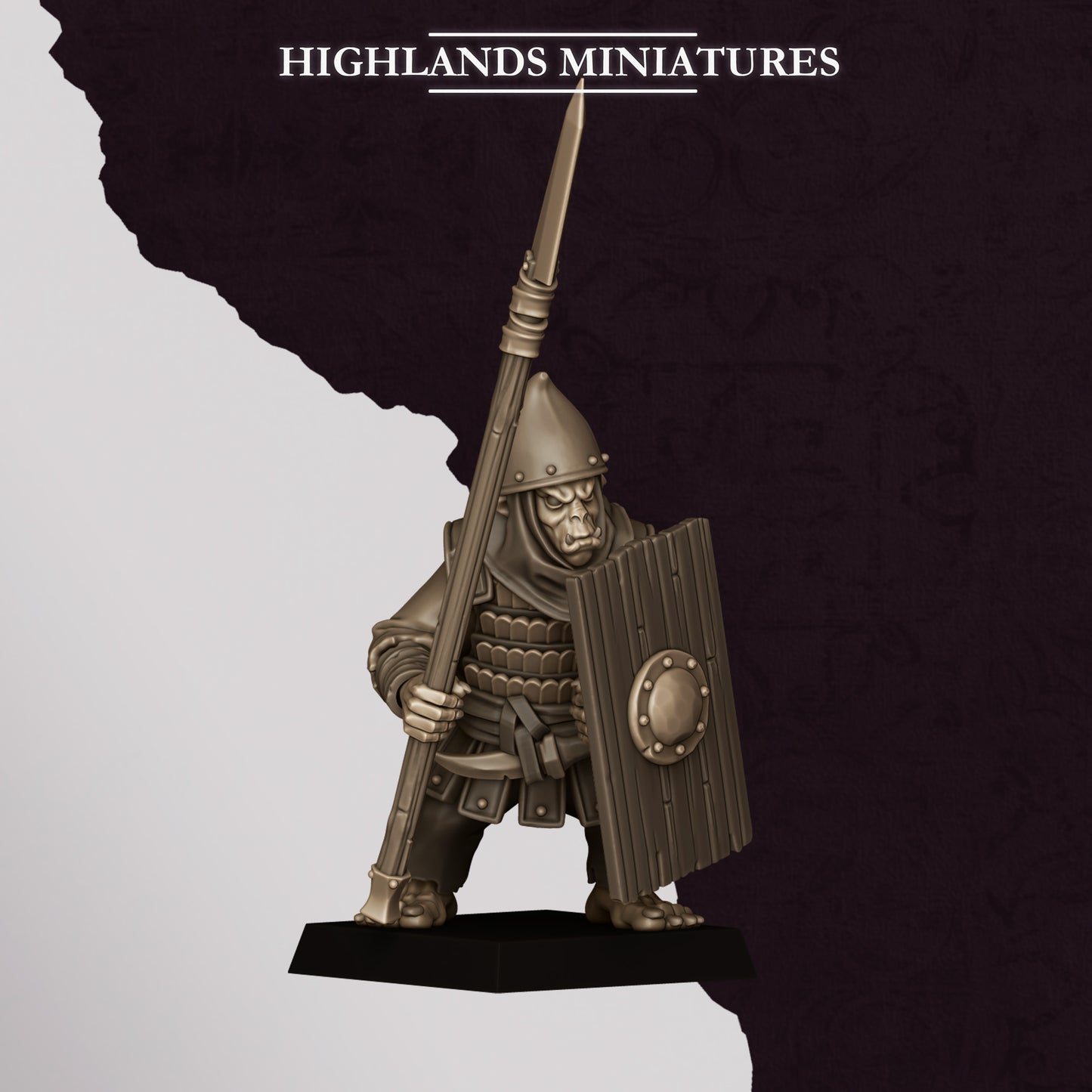 Hobgoblin Spearmen from Sons of Marduk  by Highland Miniatures