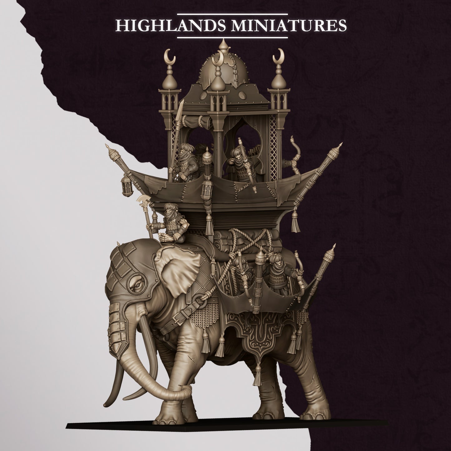 Hobgoblin War Elephant from Sons of Marduk  by Highland Miniatures